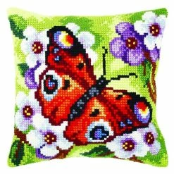 Wholesale ❤️ Crafting Spark (Wizardi) - Needlepoint Cushion Kit "Butterfly" 9379 ⭐