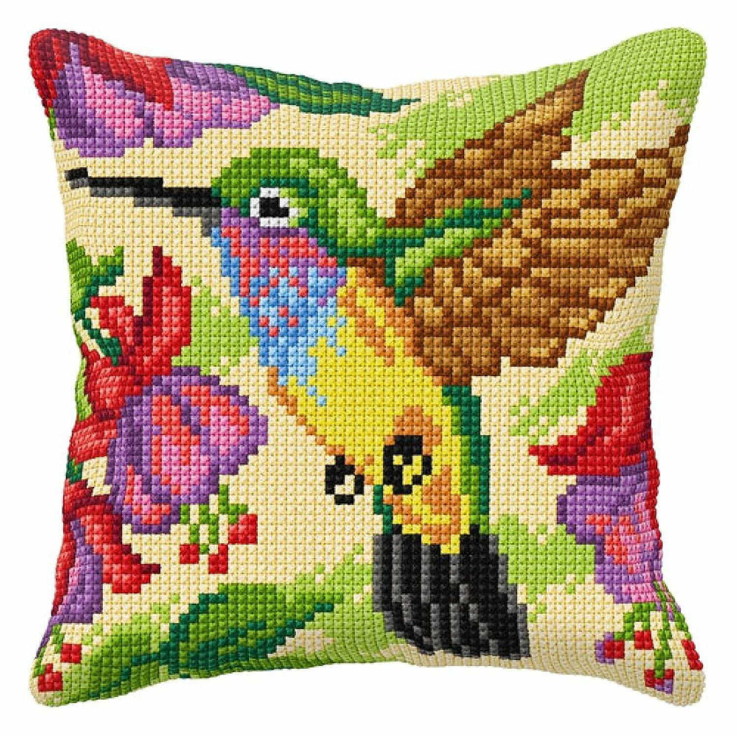 Promo ❤️ Crafting Spark (Wizardi) - Needlepoint Cushion Kit "Humming bird" 9013 🎉 3 Promo ❤️ Crafting Spark (Wizardi) - Needlepoint Cushion Kit "Humming bird" 9013 🎉