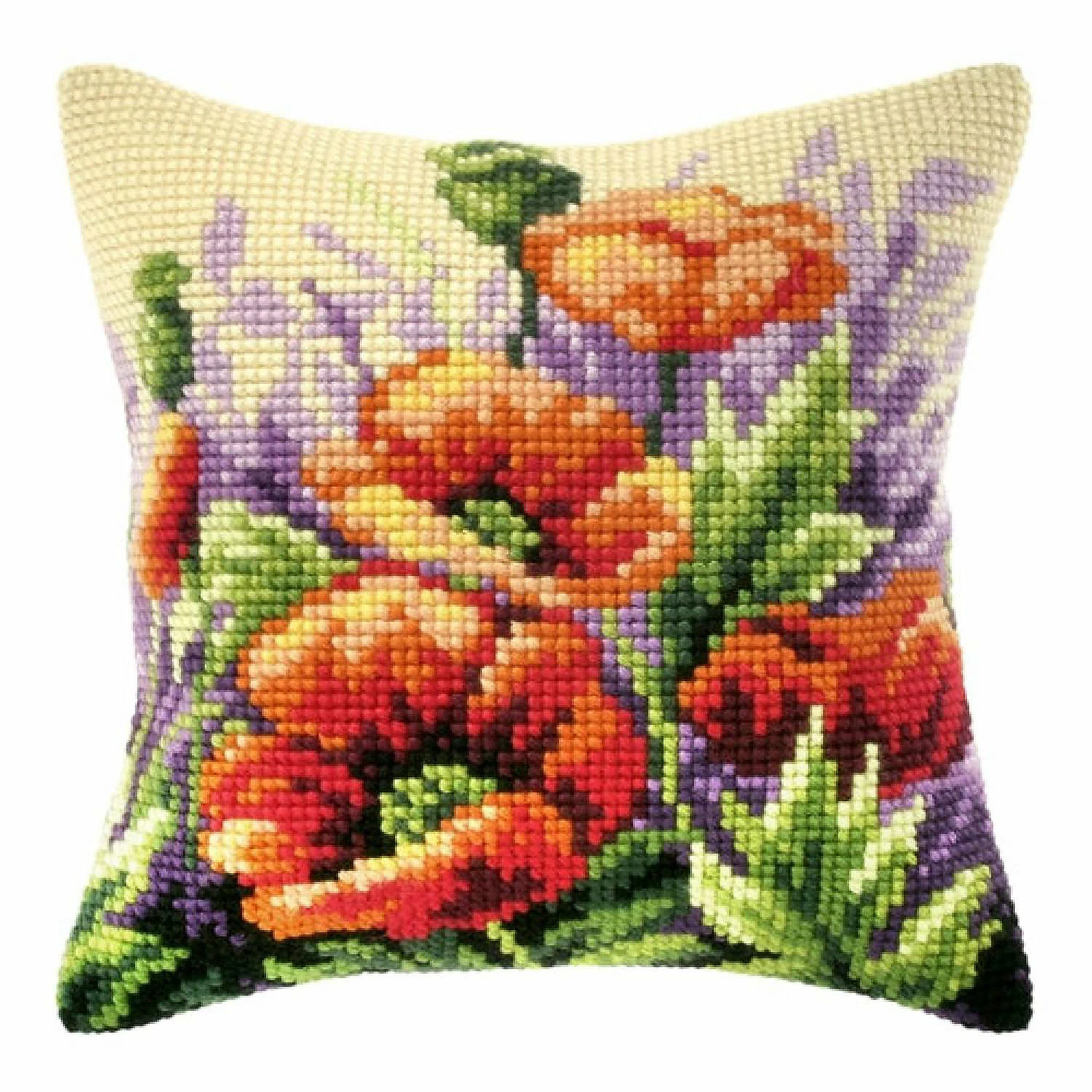 Best Sale ๐ Crafting Spark (Wizardi) - Needlepoint Cushion Kit "Poppies on meadow" 9123 ๐ 3 Best Sale ๐ Crafting Spark (Wizardi) - Needlepoint Cushion Kit "Poppies on meadow" 9123 ๐