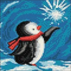 Cheapest 🤩 Crafting Spark (Wizardi) - Penguin CS306 5.9 x 7.9 inches Crafting Spark Diamond Painting Kit 🌟