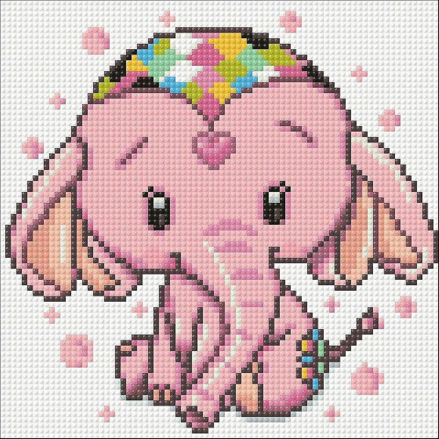 Hot Sale โ๏ธ Crafting Spark (Wizardi) - Pink Elephant CS2480 7.9 x 7.9 inches Crafting Spark Diamond Painting Kit ๐ 3 Hot Sale โ๏ธ Crafting Spark (Wizardi) - Pink Elephant CS2480 7.9 x 7.9 inches Crafting Spark Diamond Painting Kit ๐