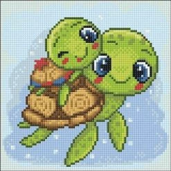 Top 10 🎁 Crafting Spark (Wizardi) - Playful Turtles CS2536 7.9 x 7.9 inches Crafting Spark Diamond Painting Kit ✔️