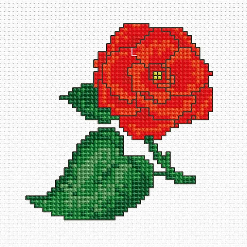 Flash Sale ๐ Crafting Spark (Wizardi) - Red Flower B019L Counted Cross-Stitch Kit โญ 3 Flash Sale ๐ Crafting Spark (Wizardi) - Red Flower B019L Counted Cross-Stitch Kit โญ