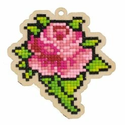 Top 10 💯 Crafting Spark (Wizardi) - Rose Bud WWP327 Diamond Painting on Plywood Kit 😍