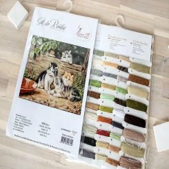 Promo 🥰 Crafting Spark (Wizardi) - The Cats B556L Counted Cross-Stitch Kit 🌟 -Crafts For Her Shop crafting spark wizardi the cats b556l counted cross stitch kit14222266 a02NOWA
