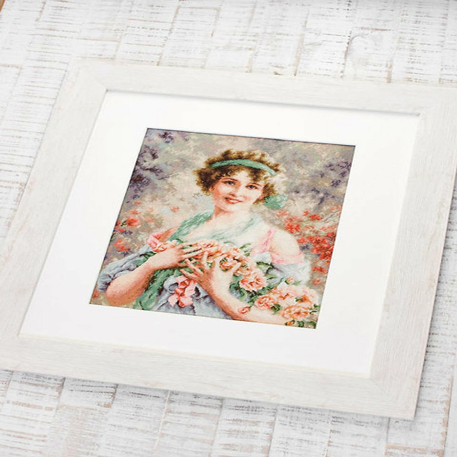 Promo ๐ Crafting Spark (Wizardi) - The Girl with Roses B553L Counted Cross-Stitch Kit ๐ฅฐ 4 Promo ๐ Crafting Spark (Wizardi) - The Girl with Roses B553L Counted Cross-Stitch Kit ๐ฅฐ - Image 2
