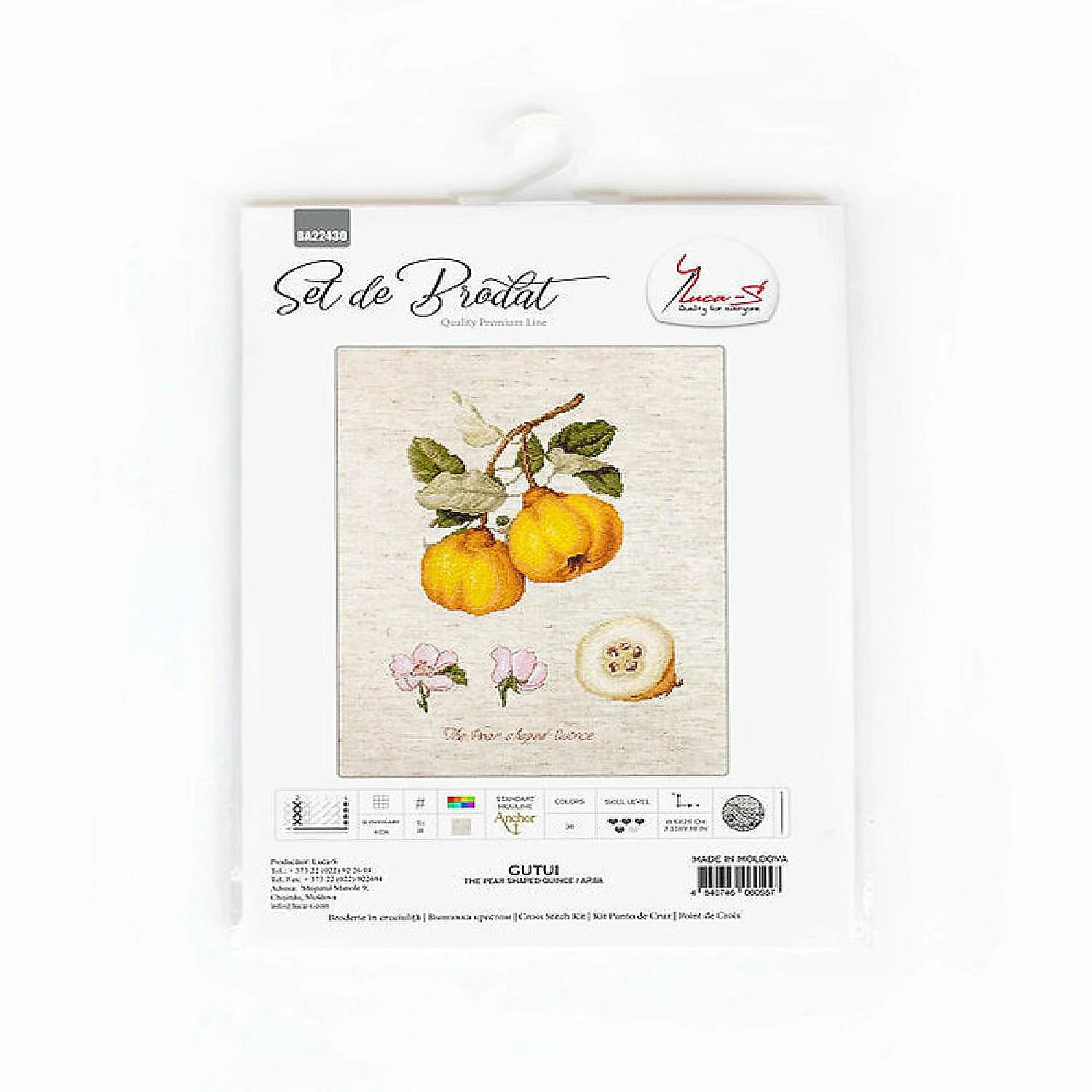 Outlet ๐ Crafting Spark (Wizardi) - The Pear shaped Quince BA22430L Counted Cross-Stitch Kit โ๏ธ 4 Outlet ๐ Crafting Spark (Wizardi) - The Pear shaped Quince BA22430L Counted Cross-Stitch Kit โ๏ธ - Image 2