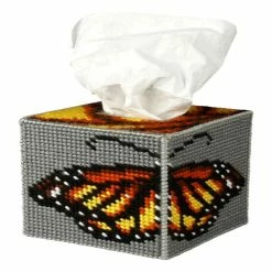 Coupon 🥰 Crafting Spark (Wizardi) - Tissue box cover - needlepoint (halfstitch) kit "Butterfly" 5102 🧨 -Crafts For Her Shop crafting spark wizardi tissue box cover needlepoint halfstitch kit butterfly 510214222410 a01NOWA