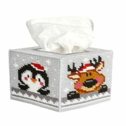 Buy 🤩 Crafting Spark (Wizardi) - Tissue box cover - needlepoint (halfstitch) kit "Winter time" 5107 ✔️ -Crafts For Her Shop crafting spark wizardi tissue box cover needlepoint halfstitch kit winter time 510714222451 a01NOWA