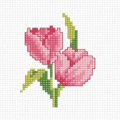 Budget 😉 Crafting Spark (Wizardi) - Tulips B022L Counted Cross-Stitch Kit 👏 -Crafts For Her Shop crafting spark wizardi tulips b022l counted cross stitch kit14222383 a01NOWA
