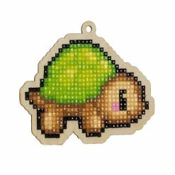 Coupon 🌟 Crafting Spark (Wizardi) - Turtle WWP283 Diamond Painting on Plywood Kit 😉
