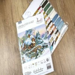 Best Sale ⌛ Crafting Spark (Wizardi) - Winter landscape BU5001L Counted Cross-Stitch Kit 🤩 -Crafts For Her Shop crafting spark wizardi winter landscape bu5001l counted cross stitch kit14222443 a03NOWA