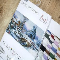 Best deal 👍 Crafting Spark (Wizardi) - Winter landscape BU5002L Counted Cross-Stitch Kit ⭐ -Crafts For Her Shop crafting spark wizardi winter landscape bu5002l counted cross stitch kit14222338 a01NOWA