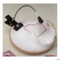 Discount 🌟 Daylight Naturalight StarMag Mini Flexilens On Clamp-Silver & Black ❤️ -Crafts For Her Shop daylight naturalight starmag mini flexilens on clamp silver and black14118369 a02