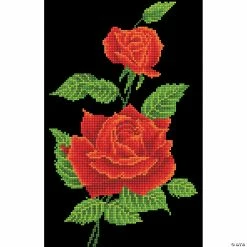 Best reviews of 🎁 Diamond Dotz Diamond Embroidery Facet Art Kit 10.6"X16.5"-Red Rose Corsage with Frame 👍