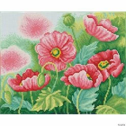 Best reviews of 😉 Diamond Dotz Diamond Embroidery Facet Art Kit 11.81"X14.76"-Watercolour Poppies ⌛