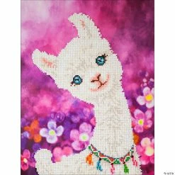 Budget 🤩 Diamond Dotz Diamond Embroidery Facet Art Kit 12.6"X16.5"-Lulu Llama with Frame ⭐