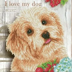 Top 10 🥰 Diamond Dotz Diamond Embroidery Facet Art Kit 12"X12"-I Love My 🐕 Dog with Frame 😀