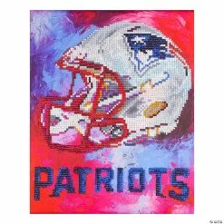 Flash Sale ✔️ Diamond Dotz Diamond Embroidery Facet Art Kit 13 1/4" x 15 1/2" – New England Patriots 🧨