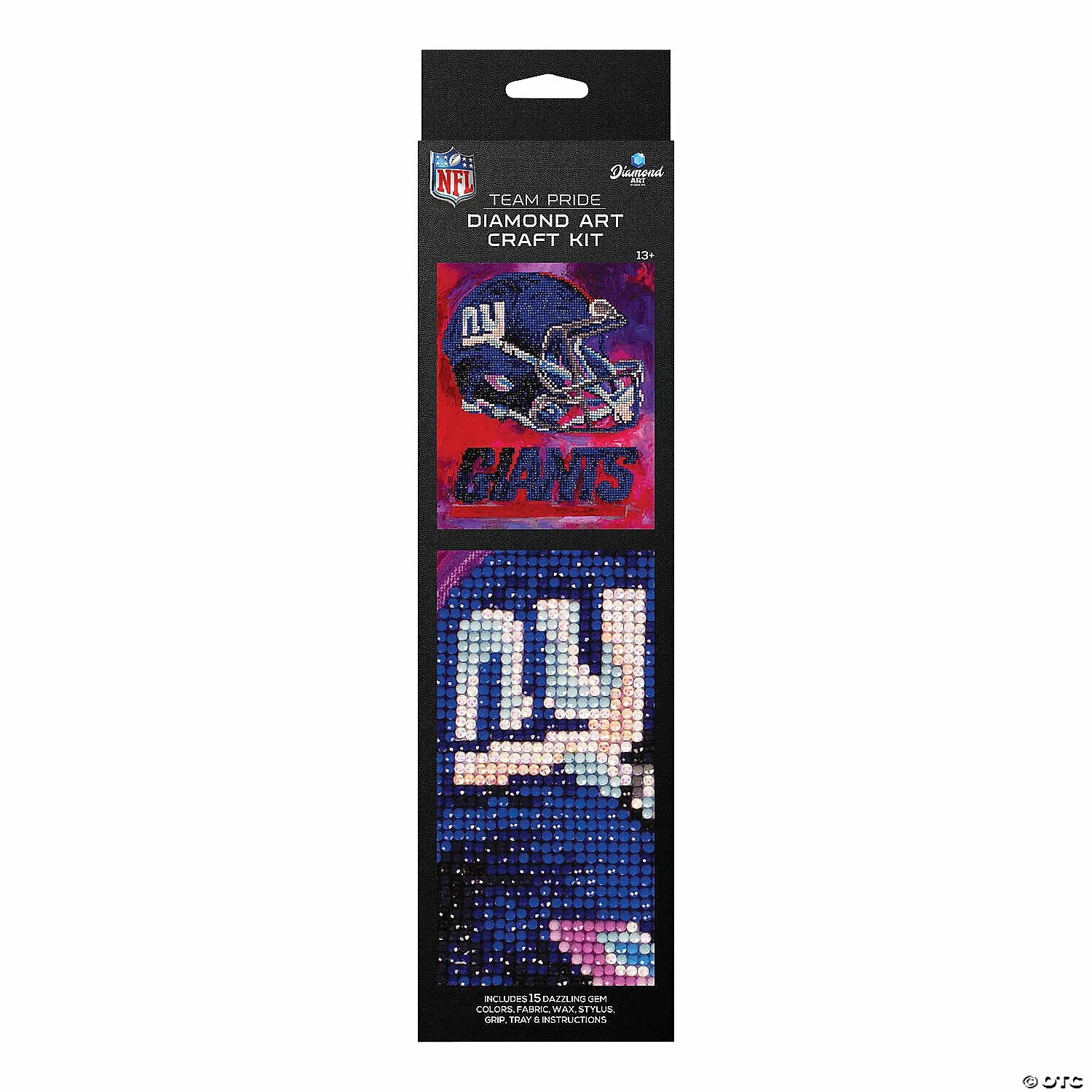 Wholesale ⌛ Diamond Dotz Diamond Embroidery Facet Art Kit 13 1/4" x 15 1/2" – New York Giants ✨ 4 Wholesale ⌛ Diamond Dotz Diamond Embroidery Facet Art Kit 13 1/4" x 15 1/2" – New York Giants ✨ - Image 2