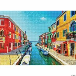Cheap ✔️ Diamond Dotz Diamond Embroidery Facet Art Kit 14.57"X20.28"-Italian 🌞 Summer 🧨