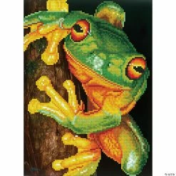 Top 10 🧨 Diamond Dotz Diamond Embroidery Facet Art Kit 16.5"X12.6"-Green Tree Frog 🔥