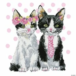 Outlet ๐งจ Diamond Dotz Diamond Embroidery Facet Art Kit 16.5"X18.5"-Mr. & Mrs. Pink โจ