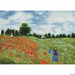 Best Sale ✨ Diamond Dotz Diamond Embroidery Facet Art Kit 22.4"X16"-Poppy Fields (Monet) 🔔