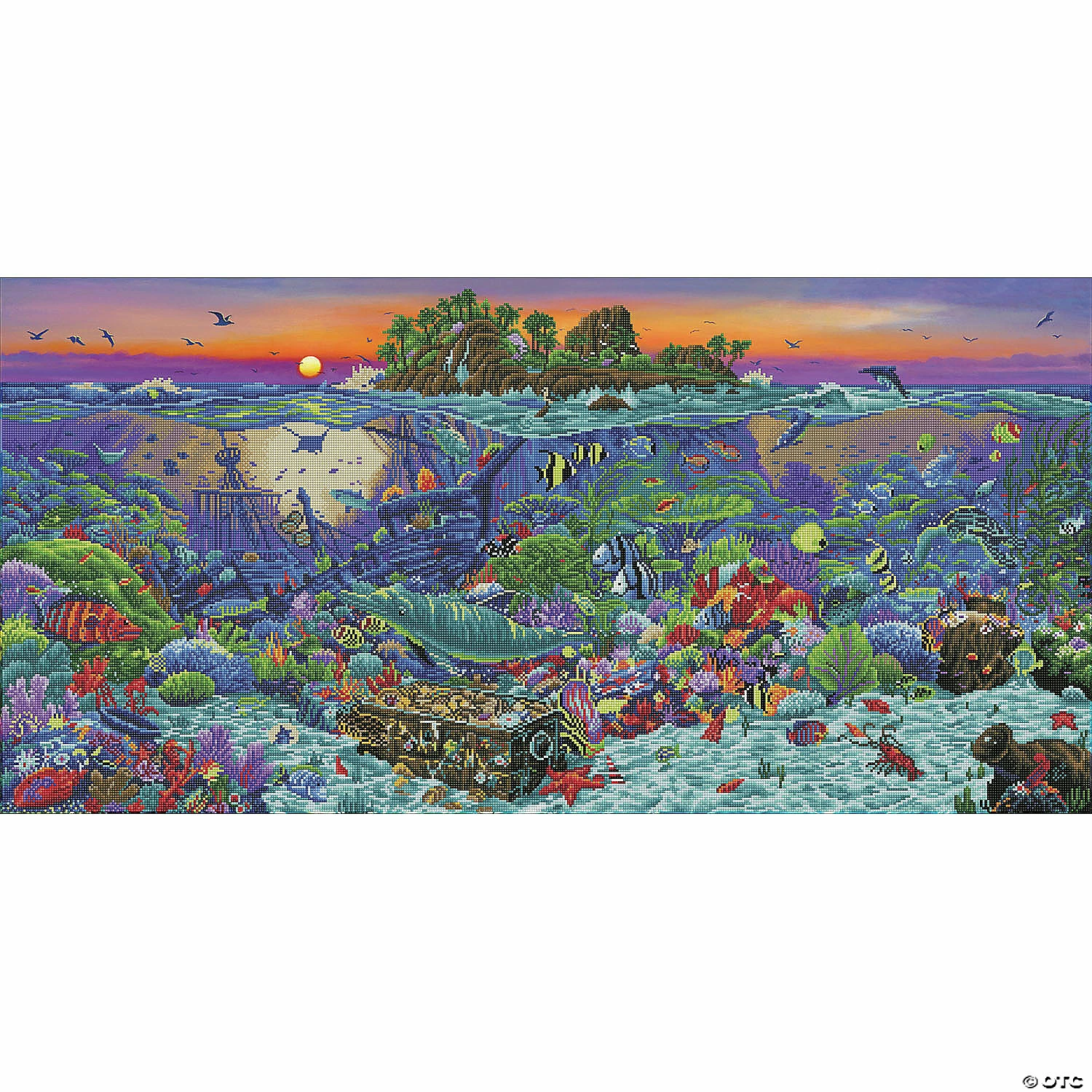 Best Pirce ๐ Diamond Dotz Diamond Embroidery Facet Art Kit 51"X25"-Coral Reef Island ๐ 3 Best Pirce ๐ Diamond Dotz Diamond Embroidery Facet Art Kit 51"X25"-Coral Reef Island ๐