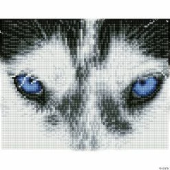 Best deal 🔔 Diamond Dotz Diamond Embroidery Facet Art Kit 8"X10.24"-Mystic Husky with Frame 😍
