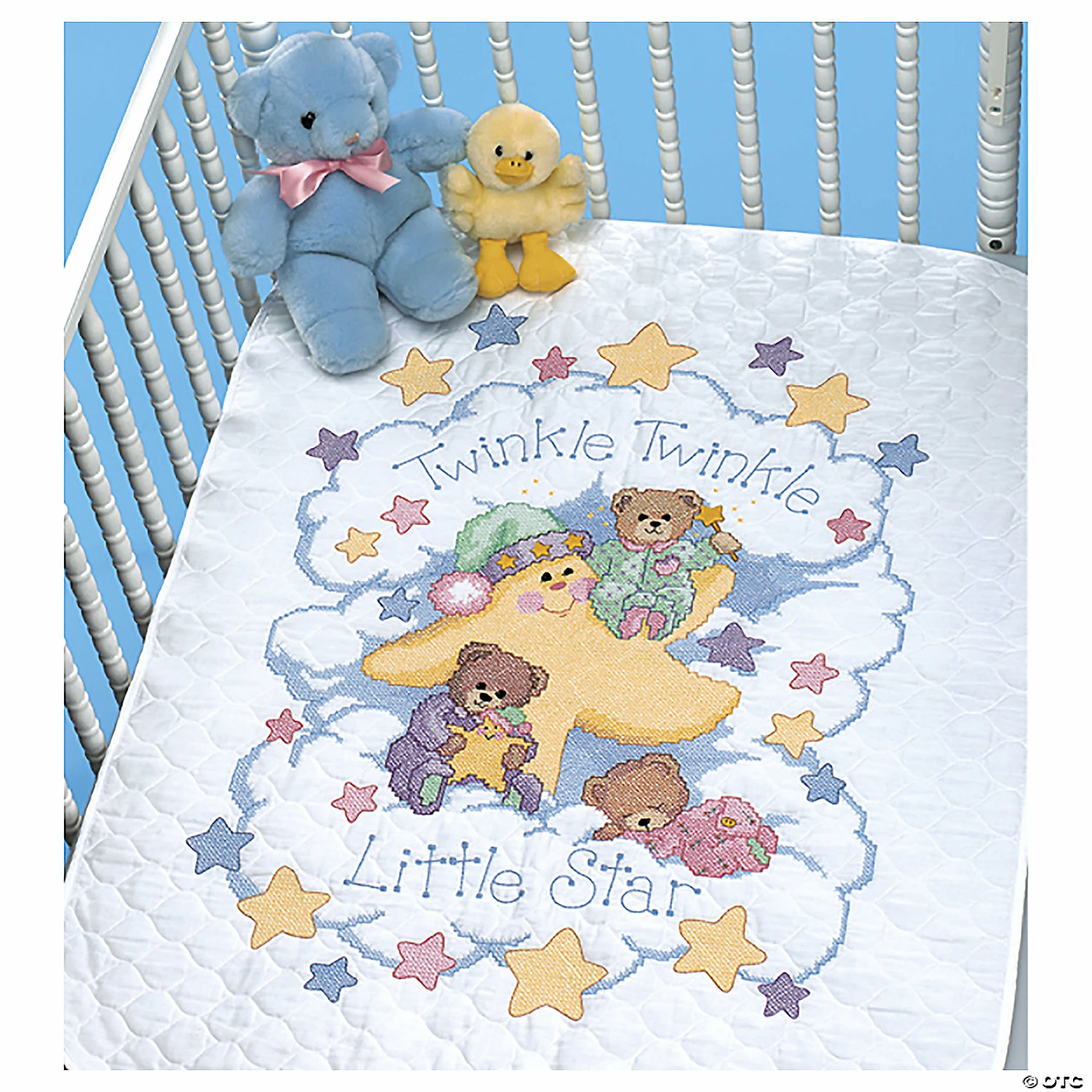 Hot Sale โจ Dimensions Baby Hugs Quilt Stamped Cross Stitch Kit 34"X43"-Twinkle Twinkle ๐ฅ 3 Hot Sale โจ Dimensions Baby Hugs Quilt Stamped Cross Stitch Kit 34"X43"-Twinkle Twinkle ๐ฅ