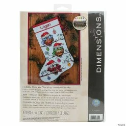Buy ✨ Dimensions Counted Cross Stitch Kit 16" Long-Holiday Hooties Stocking (14 Count) 🔥 -Crafts For Her Shop dimensions counted cross stitch kit 16 long holiday hooties stocking 14 count14099170 a01