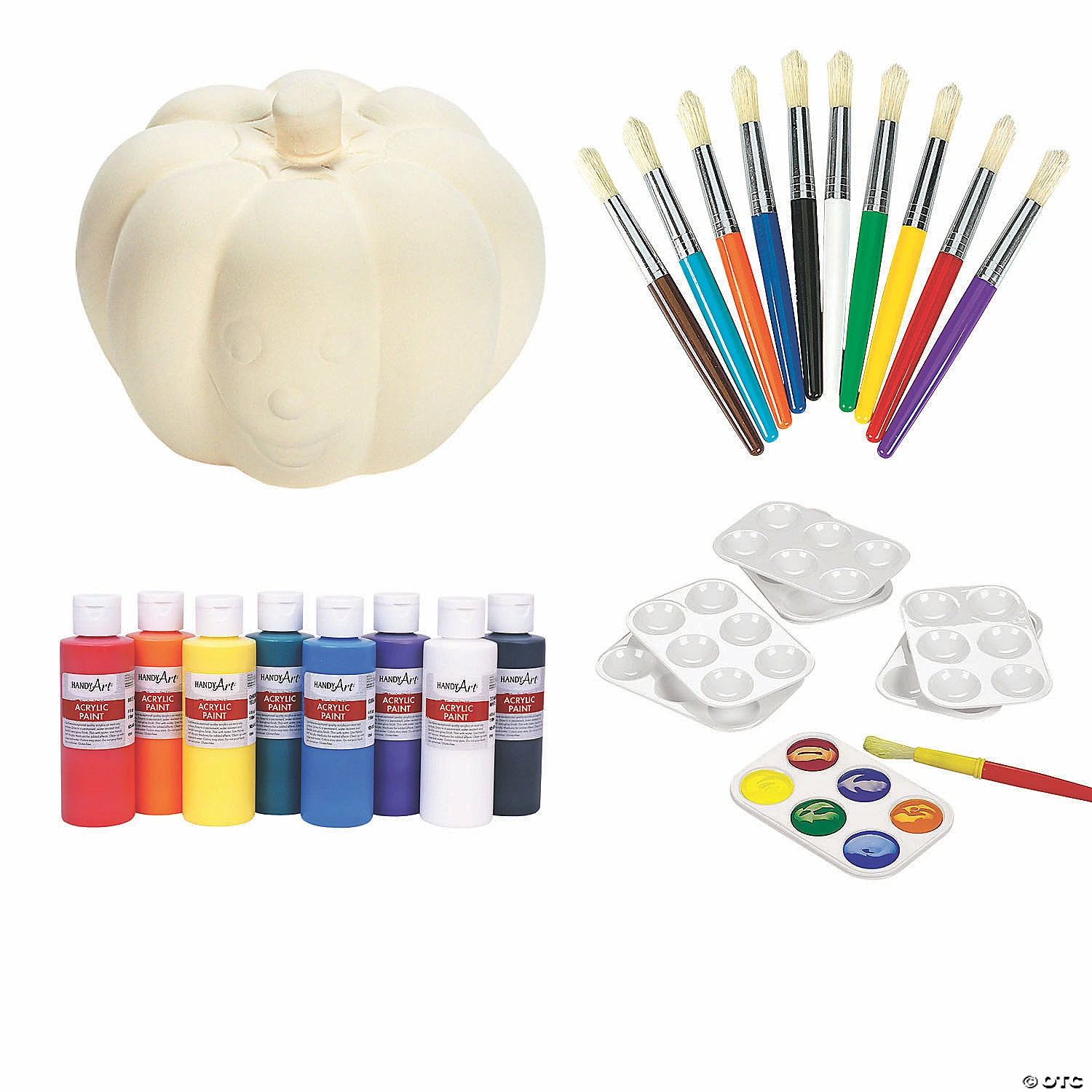 New ๐งจ DIY Ceramic ๐ Halloween Pumpkin Kit - 42 Pc. โจ 3 New ๐งจ DIY Ceramic ๐ Halloween Pumpkin Kit - 42 Pc. โจ