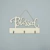 Cheap 🛒 DIY Unfinished Wood Blessed Key Holder Sign 🔔 -Crafts For Her Shop diy unfinished wood blessed key holder sign13830079