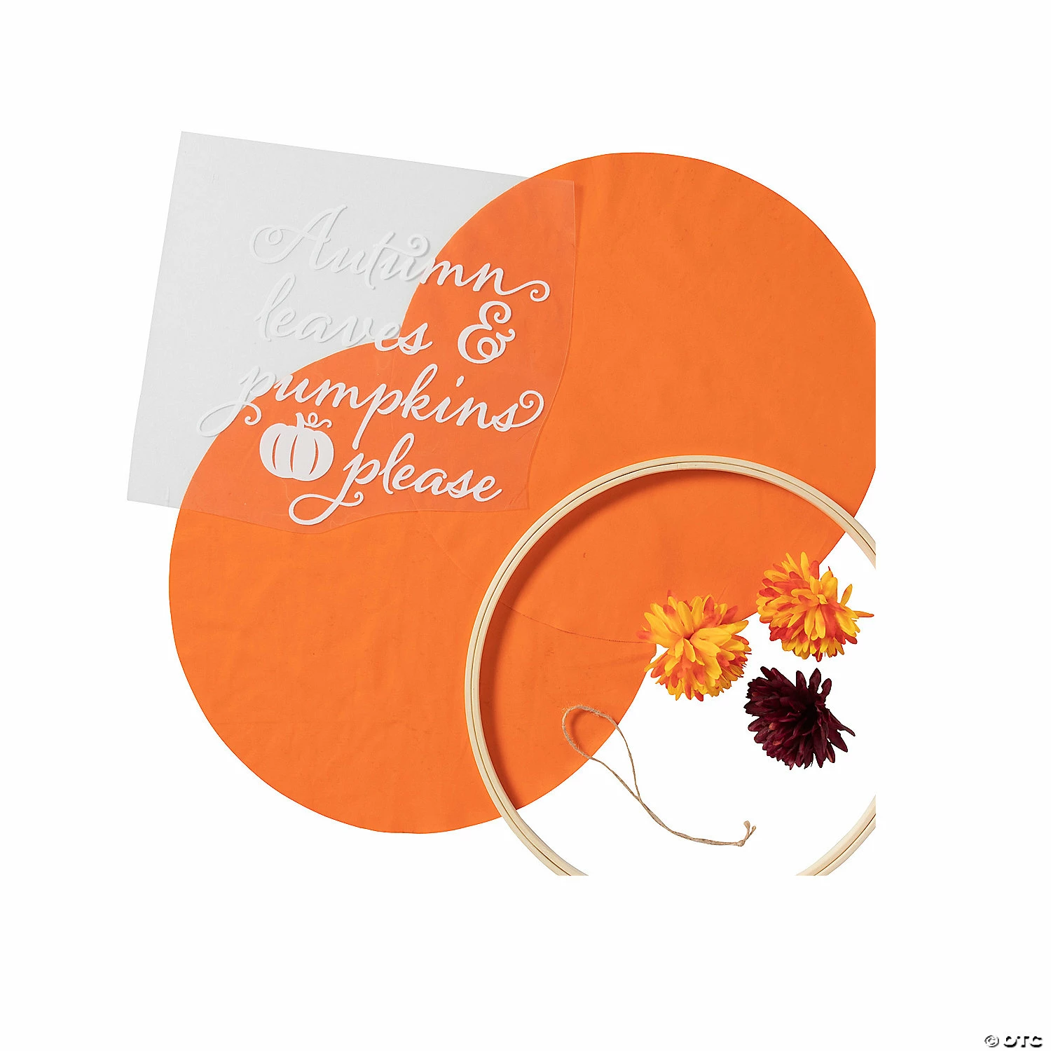 Wholesale ๐ Embroidery Hoop Iron-On Fall Craft Kit ๐ฏ 4 Wholesale ๐ Embroidery Hoop Iron-On Fall Craft Kit ๐ฏ - Image 2