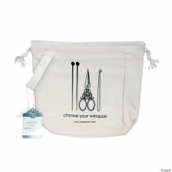 Cheapest 🛒 Fair Isle® Choose Your Weapon Canvas Drawstring Wrist Bag 👍