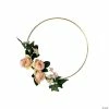 Brand new ๐ Gold Hoop Decoration with Peach Floral Accents ๐ 1 Brand new ๐ Gold Hoop Decoration with Peach Floral Accents ๐ -Crafts For Her Shop gold hoop decoration with peach floral accents13862029