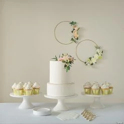 Brand new ๐ Gold Hoop Decoration with Peach Floral Accents ๐ 5 Brand new ๐ Gold Hoop Decoration with Peach Floral Accents ๐ -Crafts For Her Shop gold hoop decoration with peach floral accents13862029 a01