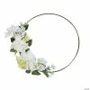 Discount 🎁 Gold Hoop with White Floral Accent 🥰 -Crafts For Her Shop gold hoop with white floral accent13862028