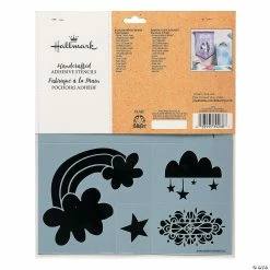 Cheapest 🥰 Hallmark™ Adhesive Stencils Little Princess Design - 3 Pc. ⭐ -Crafts For Her Shop hallmark adhesive stencils little princess design 3 pc 13940110 a01