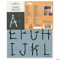 Promo 😀 Hallmark™ Adhesive Stencils Nature Font Design - 3 Pc. 👍 -Crafts For Her Shop hallmark adhesive stencils nature font design 3 pc 13940097 a01