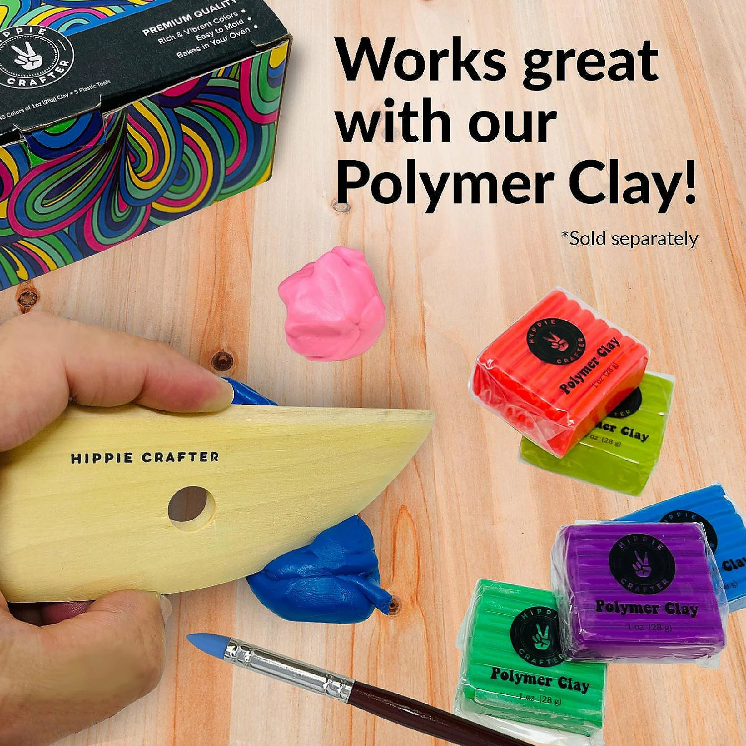 Brand new ๐ Hippie Crafter Clay Tools Set 45 Pieces โ๏ธ 6 Brand new ๐ Hippie Crafter Clay Tools Set 45 Pieces โ๏ธ - Image 4