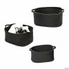 Brand new 👍 Honey Can Do 3 Piece Cotton Coil Baskets - Black 👏 -Crafts For Her Shop honey can do 3 piece cotton coil baskets black14093602