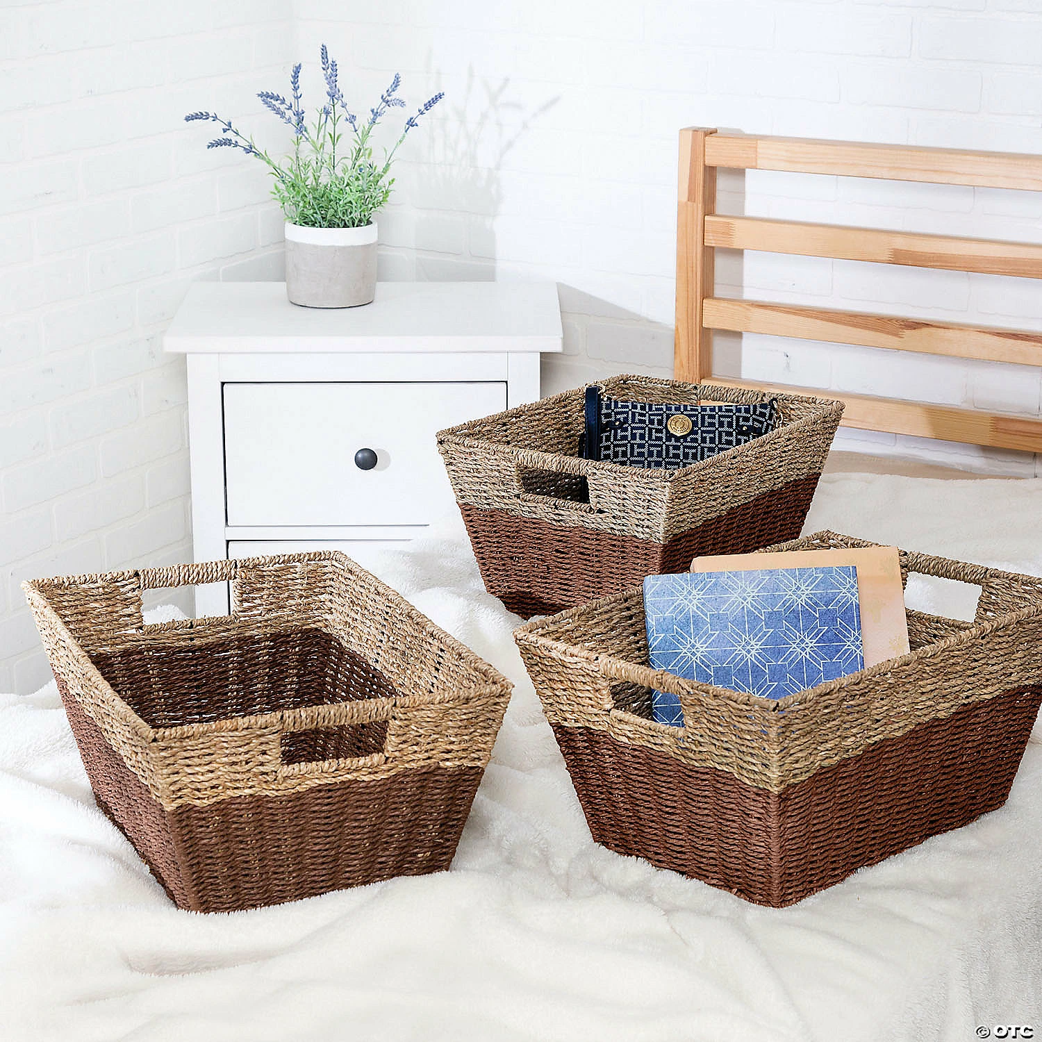 Flash Sale ๐ Honey Can Do 3 Piece Seagrass Baskets - Rectangle โจ 4 Flash Sale ๐ Honey Can Do 3 Piece Seagrass Baskets - Rectangle โจ - Image 2