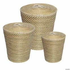 Deals 👍 Honey Can Do 3 Piece Set with Lids - Tall 🎉 -Crafts For Her Shop honey can do 3 piece set with lids tall14093488 a01