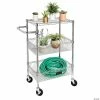 Outlet ❤️ Honey Can Do 3 Shelf Storage Cart - Chrome 🥰 -Crafts For Her Shop honey can do 3 shelf storage cart chrome14093452
