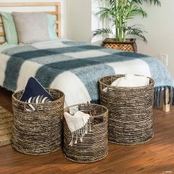 Outlet 😍 Honey Can Do Geo Baskets 3 Piece Set ⭐ -Crafts For Her Shop honey can do geo baskets 3 piece set14093596 a02