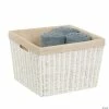 Promo 🛒 Honey Can Do Parchment Cord Basket with Liner 🤩 -Crafts For Her Shop honey can do parchment cord basket with liner14093577