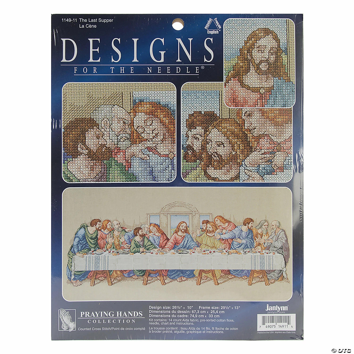 Buy โ Janlynn Counted Cross Stitch Kit 26.5"X10"-The Last Supper (14 Count) ๐ 4 Buy โ Janlynn Counted Cross Stitch Kit 26.5"X10"-The Last Supper (14 Count) ๐ - Image 2