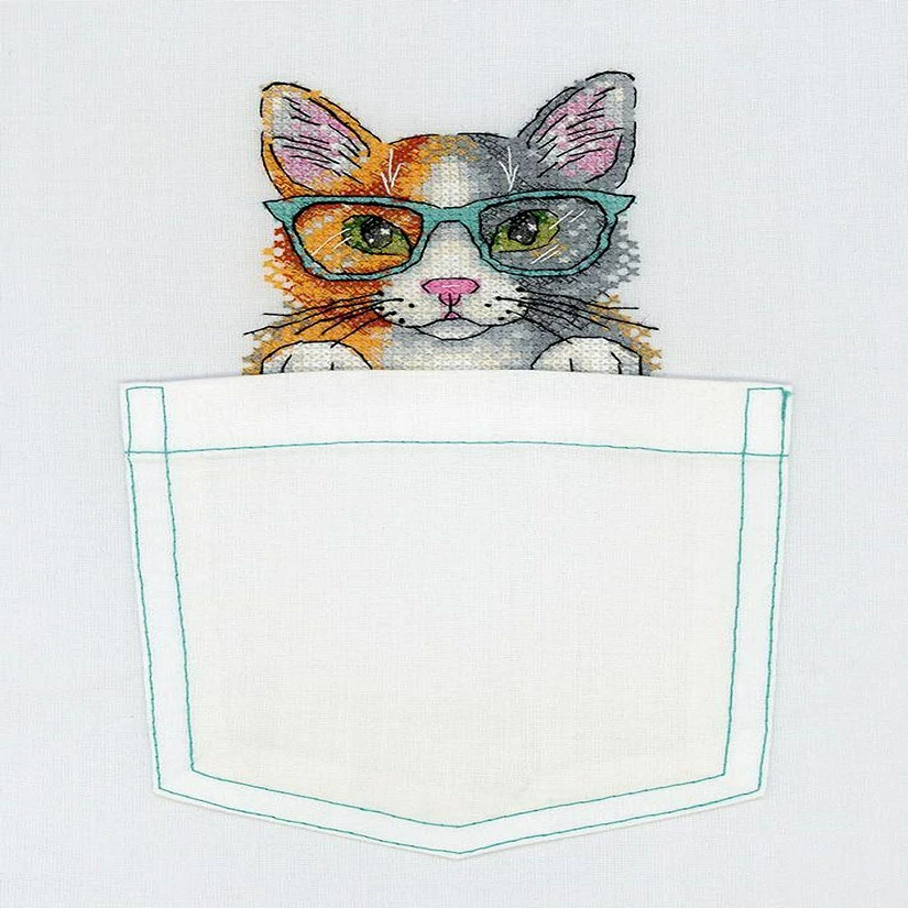 Best deal 😍 MP Studia - Cat Cross Stitch on Clothes kit B-247 / SV-247 ❤️ 3 Best deal 😍 MP Studia - Cat Cross Stitch on Clothes kit B-247 / SV-247 ❤️